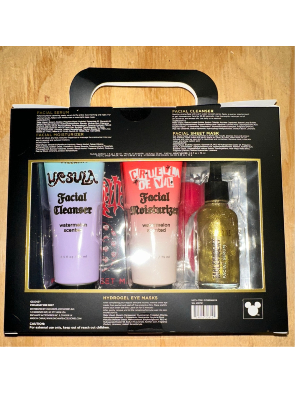 Disney Villains Skincare Set One Size Multi-color Gold
